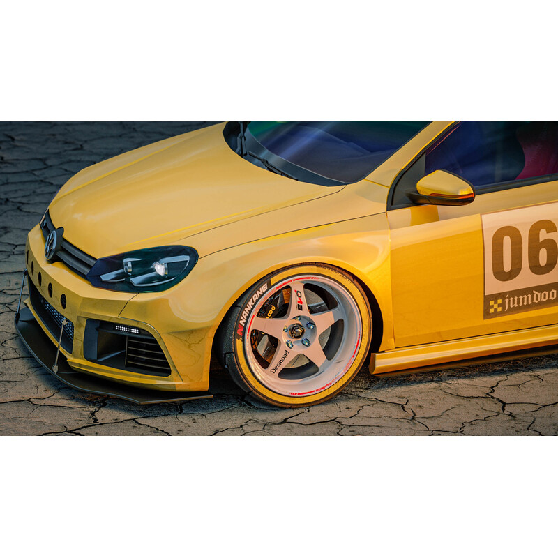 Jumdoo Wide Bodykit for Volkswagen Golf 6 R (3-Door)